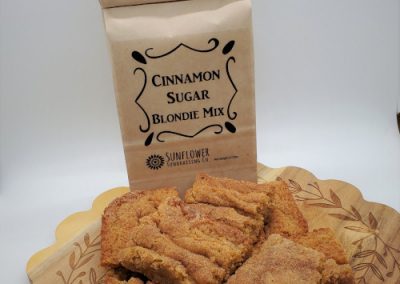 Cinnamon Sugar Blondies Sunflower Fundraising Company